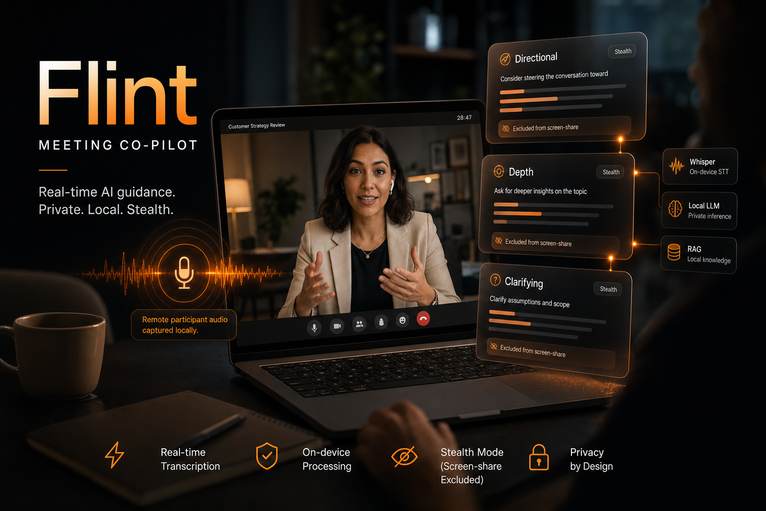 Flint — Live Meeting Co-Pilot